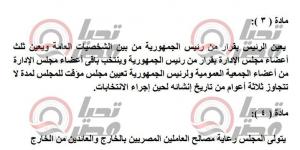 بعد إحالته للجنة المختصة.. تحيا مصر ينشر نص مشروع قانون إنشاء المجلس القومي للمصريين بالخارج