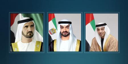 رئيس الدولة ونائباه يهنئون رئيس كازاخستان بذكرى يوم الاستقلال