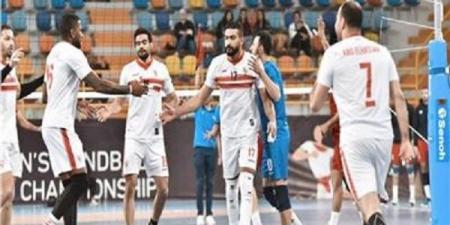 طائرة الزمالك تستعد للبطولة العربية بـ 13 لاعبًا 