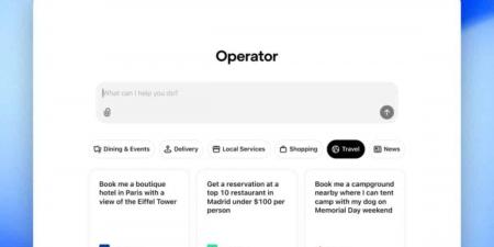 OpenAI تطلق “Operator”.. وكيل ذكاء اصطناعي لإتمام المهام عبر الإنترنت