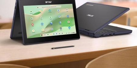 Asus تكشف عن أجهزة Chromebook جديدة باتصال 4G وتصميم مرن ومتانة ضد الانسكاب