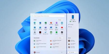 Windows 11 يدمج هاتف آيفون في قائمة ابدأ لنقل الملفات والرسائل والمزيد