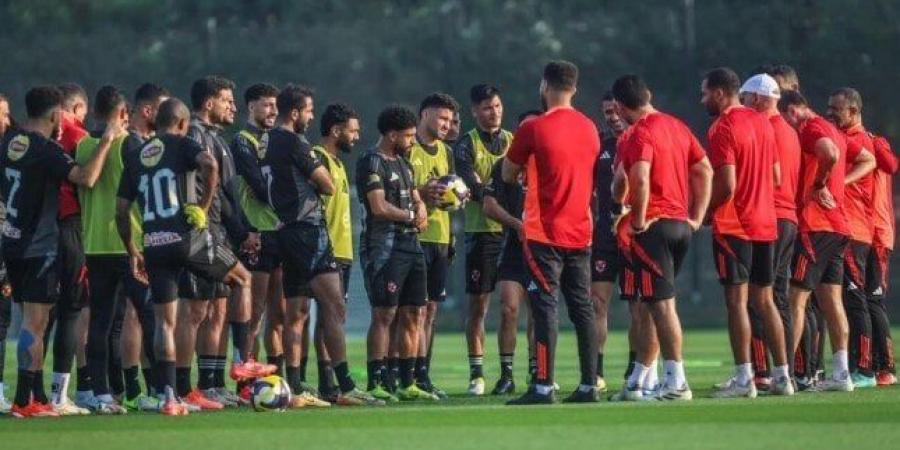 الأهلي يستأنف تدريباته استعدادا لمباراة شباب بلوزداد في دوري أبطال إفريقيا