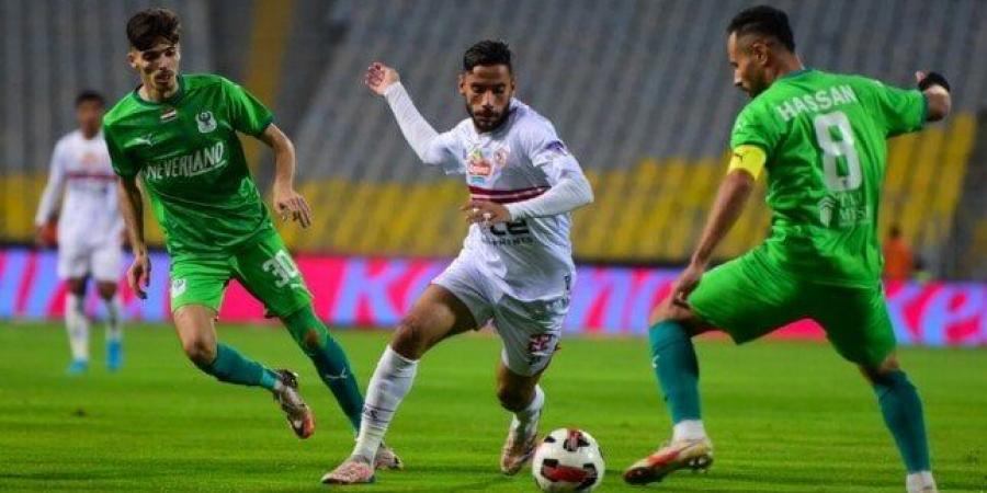 المصري ضد الزمالك.. التعادل السلبي يحسم الشوط الأول بالكونفدرالية