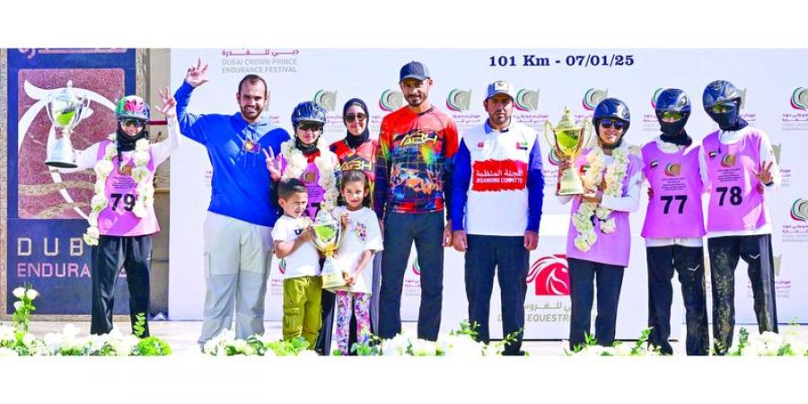 الأرجنتينية ميلينا تفوز بسباق السيدات في مهرجان ولي عهد دبي للقدرة