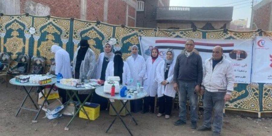 انطلاق قافلة بيطرية مجانية بقرية الناصرية التابعة لسمنود بالغربية