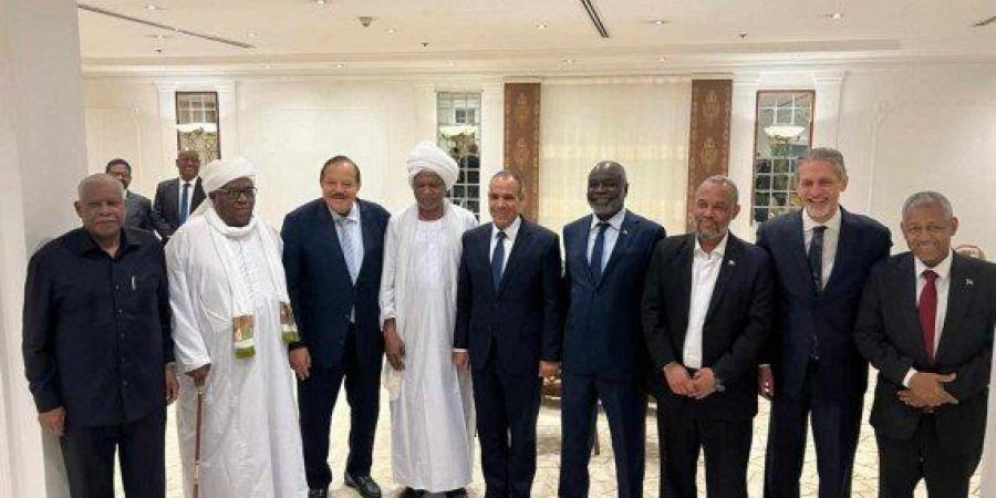 وزير الخارجية المصري يلتقي مع مجموعة من الوزراء السودانيين