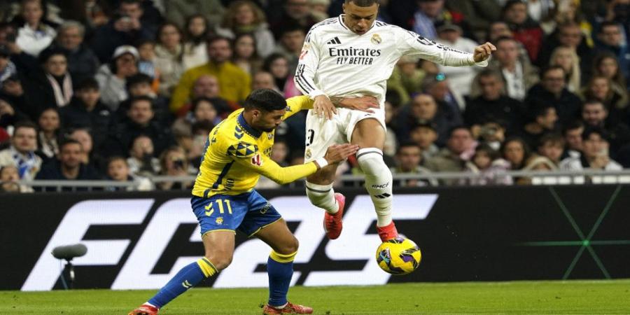 مبابي يتألق في انتصار ريال مدريد الكبير 4-1 على لاس بالماس