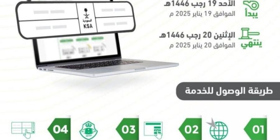 المرور يطرح اليوم مزاد اللوحات المميزة عبر أبشر