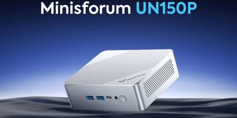 إطلاق الحاسب المصغر MINISFORUM UN150P بمعالج Intel Twin Lake وسعر اقتصادي